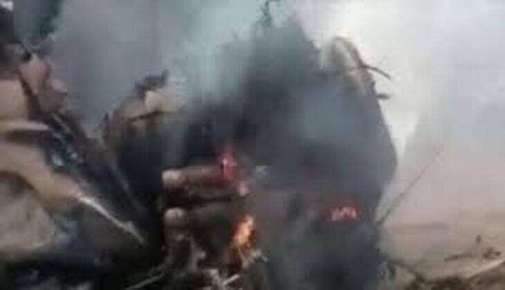 Plane crash : राजस्थान के भरतपुर में चार्टर्ड विमान दुर्घटनाग्रस्त, बचाव कार्य जारी