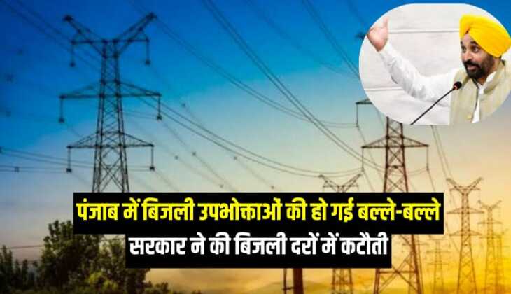 Punjab News: पंजाब में बिजली उपभोक्ताओं की हो गई बल्ले-बल्ले, सरकार ने की बिजली दरों में कटौती