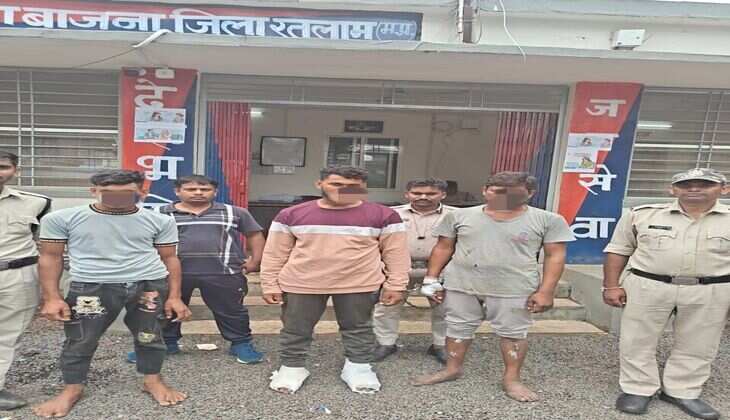 रतलाम / दंगा, अपहरण, धमकाने जैसे मामले में फरार 35 हज़ार के 03 इनामी बदमाशों को पुलिस ने किया गिरफ्तार