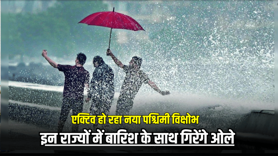 Heavy Rain Alert: एक्टिव हो रहा नया पश्चिमी विक्षोभ, इन राज्यों में बारिश के साथ गिरेंगे ओले, जानिए आने वाले दिनों का पूर्वानुमान