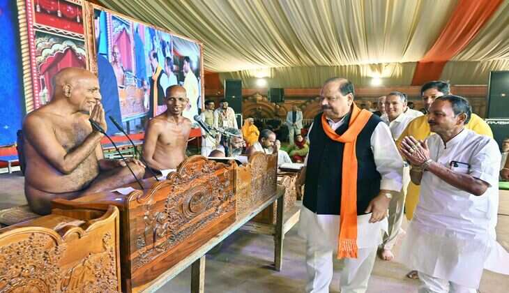 मुनिश्री प्रमाणसागरजी म.सा. के शंका समाधान कार्यक्रम में कैबिनेट मंत्री चेतन्य काश्यप रहे मुख्य अतिथि, भोपाल के पंचकल्याणक स्थल पर हुआ आयोजन