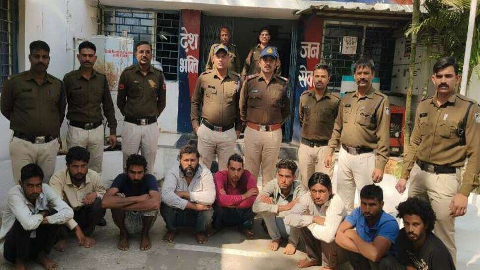 कंजरों द्वारा की गई लूट और चोरी की वारदातों का खुलासा, 12 आरोपियों की गिरफ्तारी,68 बकरे और चार मोटर साइकिलें बरामद