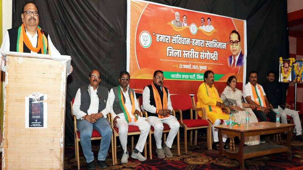 भारत को समरस और विकसित देखना चाहते थे डॉ. अम्बेडकर - कैबिनेट मंत्री चेतन्य काश्यप