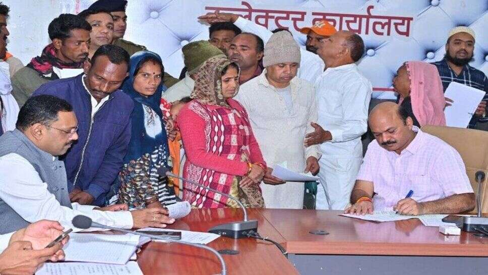 परेशान अर्जुन निनामा के आवेदन पर उसके पुत्र का नाम कलेक्टर ने तत्काल समग्र आईडी में दर्ज करवाया;  जनसुनवाई में 41 आवेदनों पर निराकरण के लिए संबंधित विभागों को निर्देश जारी