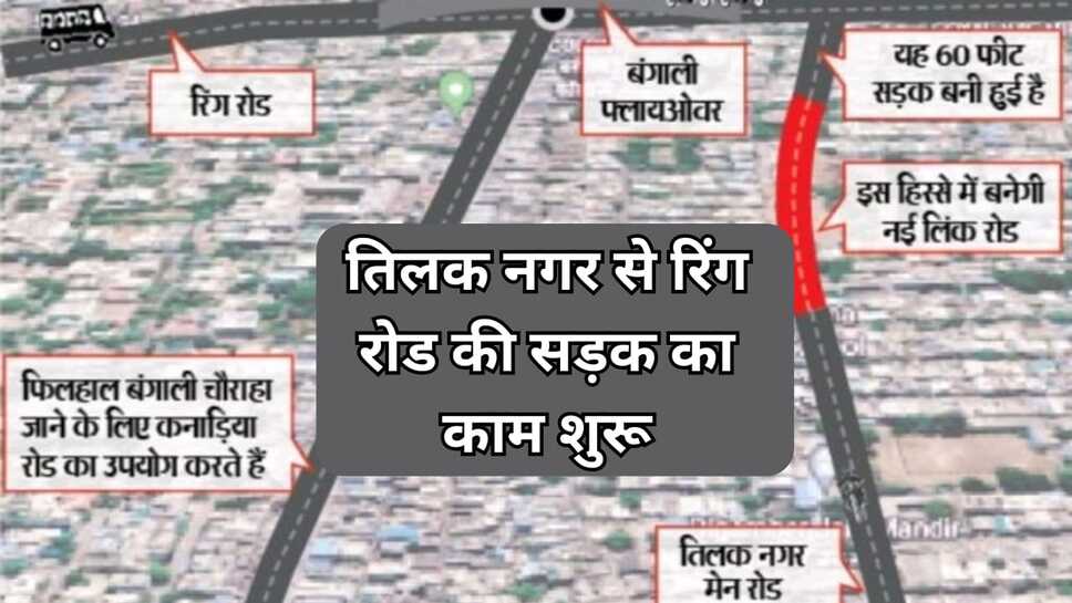 Indore news: तिलक नगर को रिंग रोड से जोड़ने का काम शुरू, 100 से अधिक कॉलोनी को मिलेगा इसका लाभ