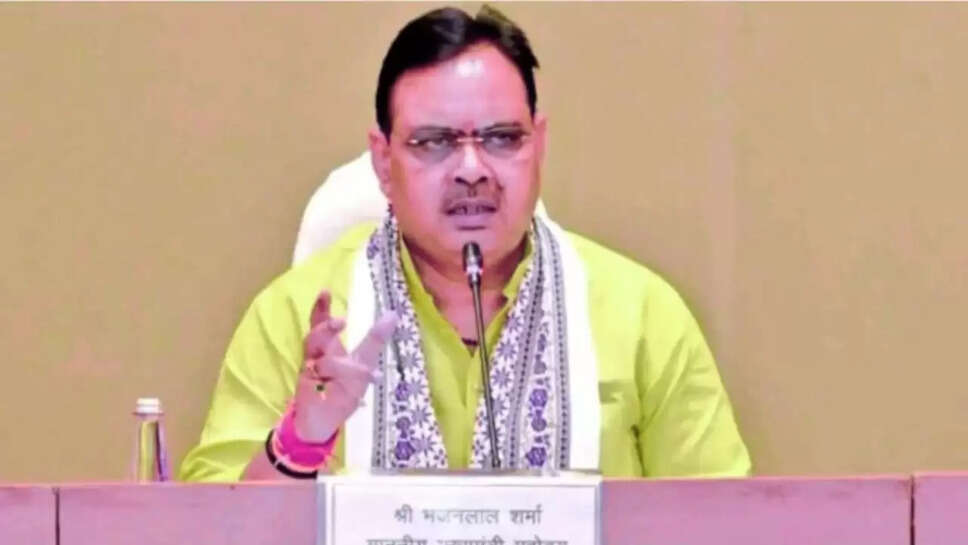 rajasthan news chief minister bhajanlal sharma 