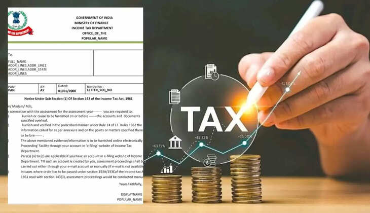 wrong notice of income tax