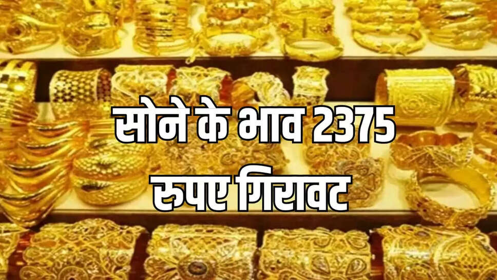 सोने में तीन दिन से गिरावट