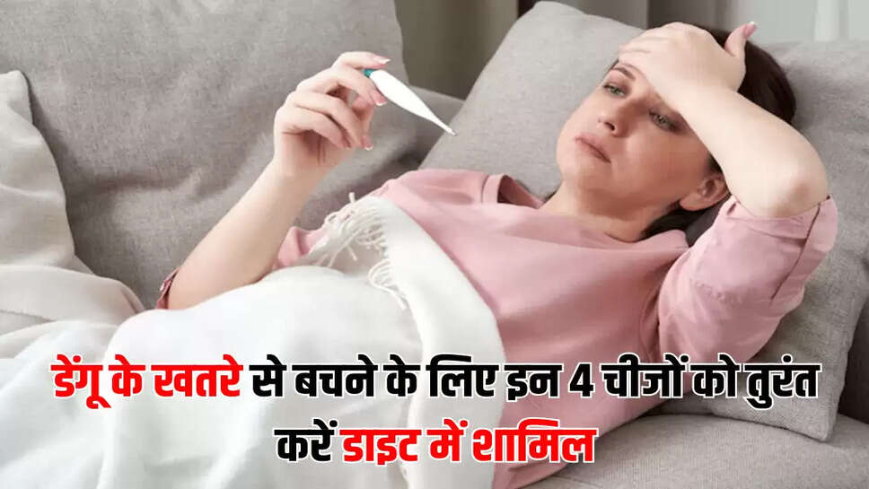डेंगू के खतरे से बचने के लिए इन 4 चीजों को तुरंत करें डाइट में शामिल
