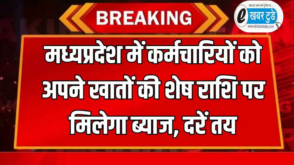  मध्यप्रदेश में सरकारी कर्मचारियों