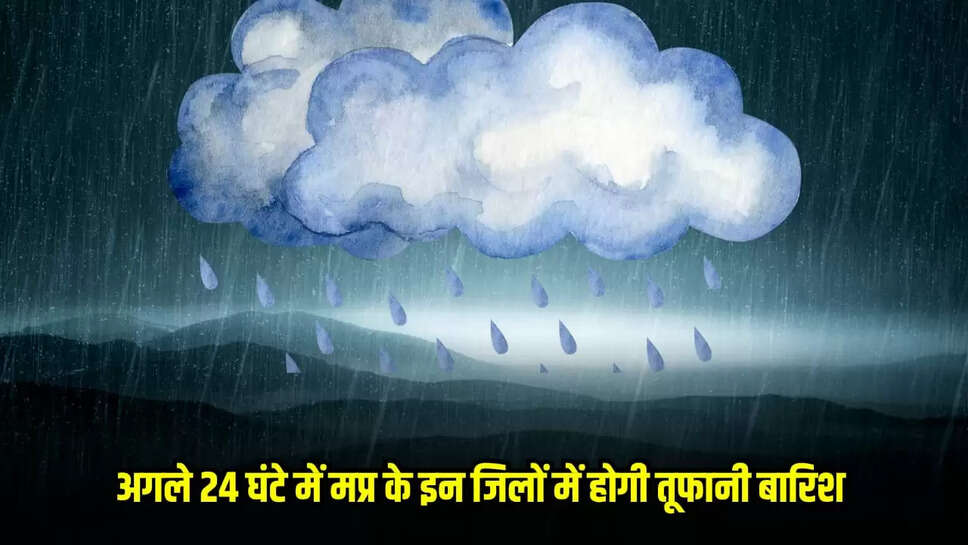 mp  तूफानी बारिश
