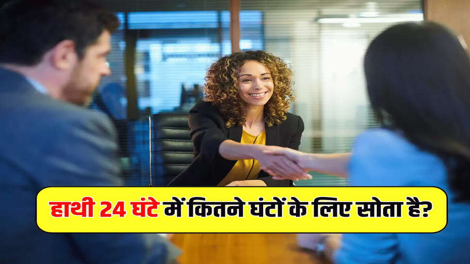 हाथी 24 घंटे में कितने घंटों के लिए सोता है?