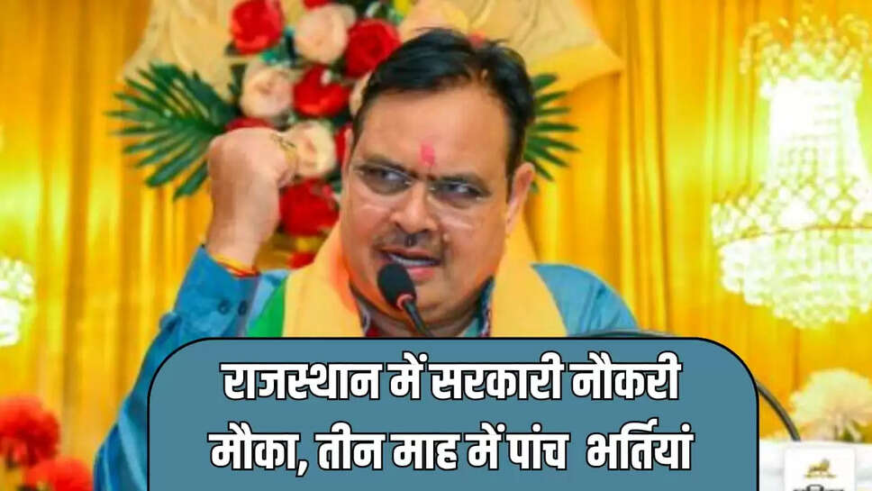 Rajasthan government job 