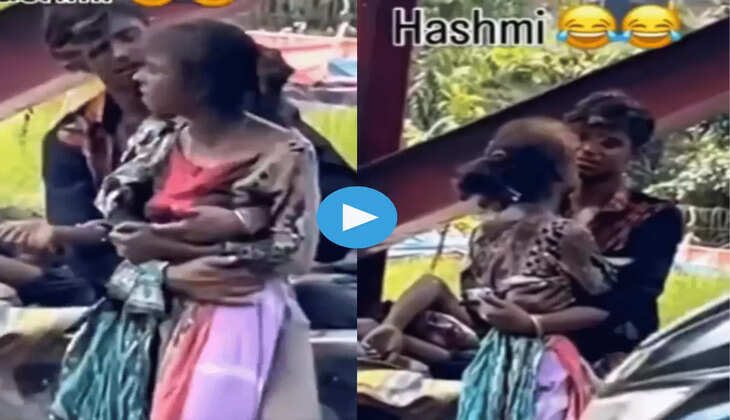 सड़क किनारे इस लड़के ने किया लड़की के साथ रोमांस