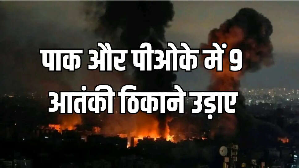 आतंकी ठिकाने नेस्तनाबूद