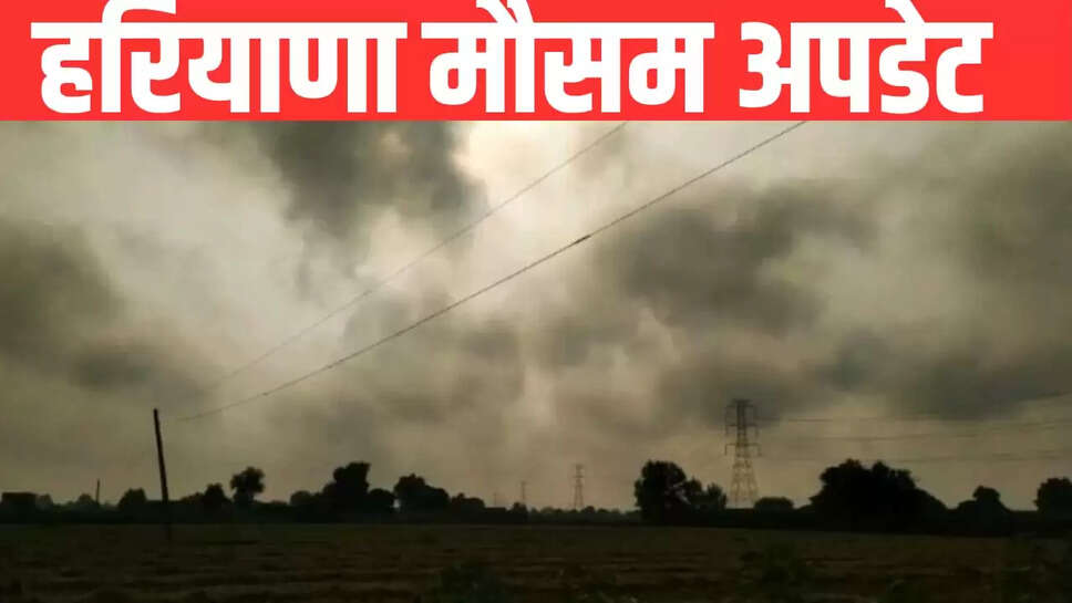 हरियाणा में आज  इन जिलों में बारिश का अलर्ट