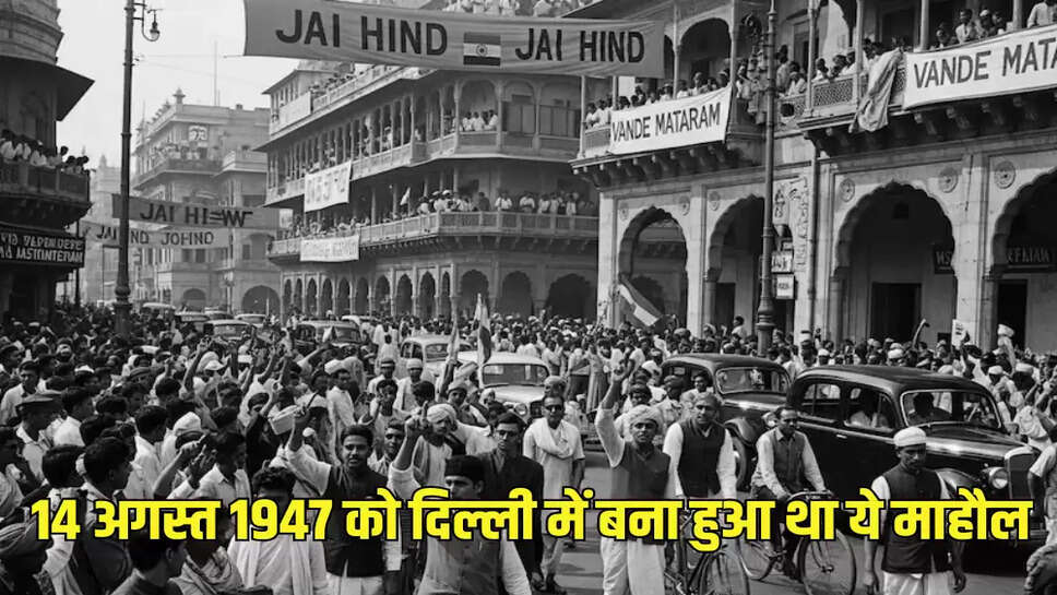 14 अगस्त 1947 को दिल्ली में बना हुआ था ये माहौल