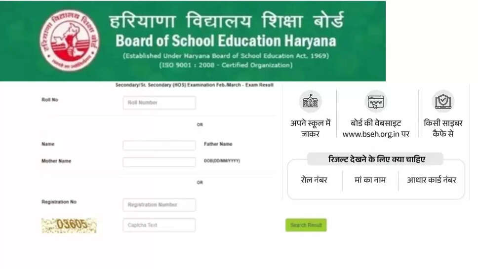 हरियाणा बोर्ड की 12वीं कक्षा