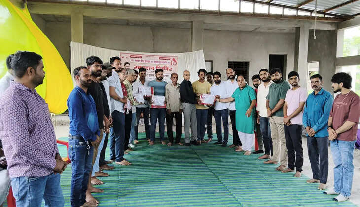 Massive blood donation camp