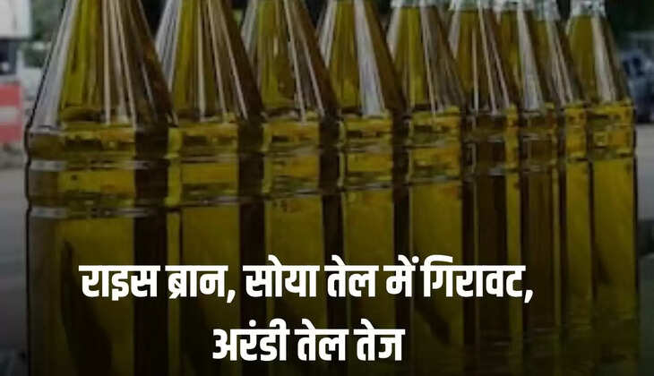 राइस ब्रान, सोया तेल 