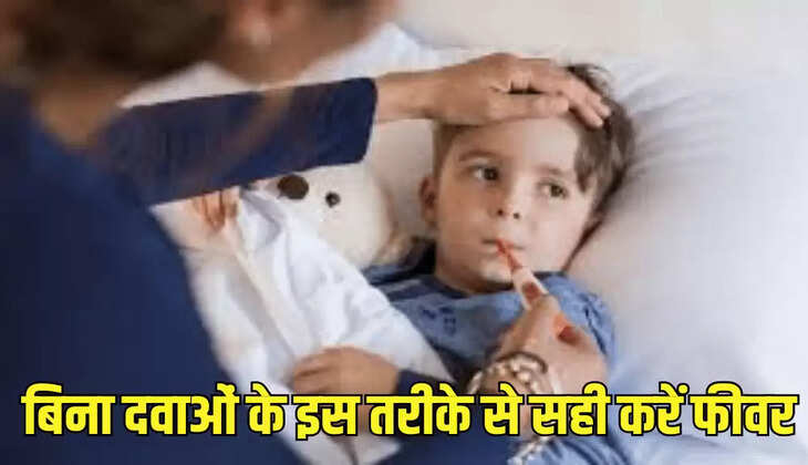 बिना दवाओं के इस तरीके से सही करें फीवर