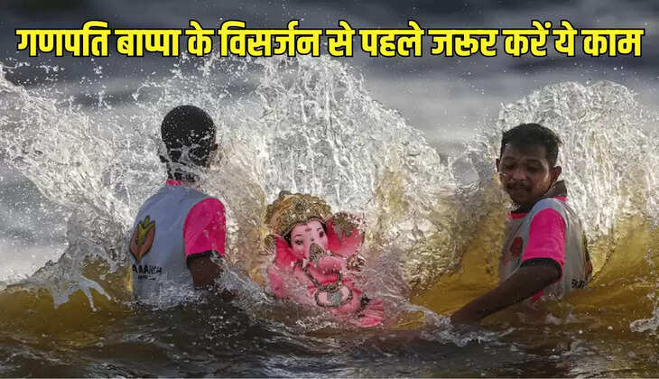गणपति बाप्पा के विसर्जन से पहले जरूर करें ये काम