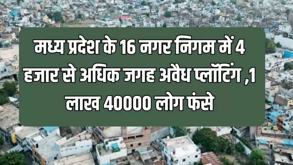 अवैध प्लॉटिंग