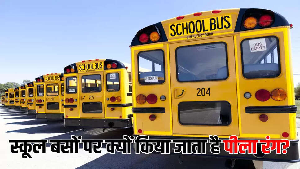 स्कूल बसों पर क्यों किया जाता है पीला रंग?