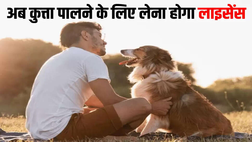 अब कुत्ता पालने के लिए लेना होगा लाइसेंस