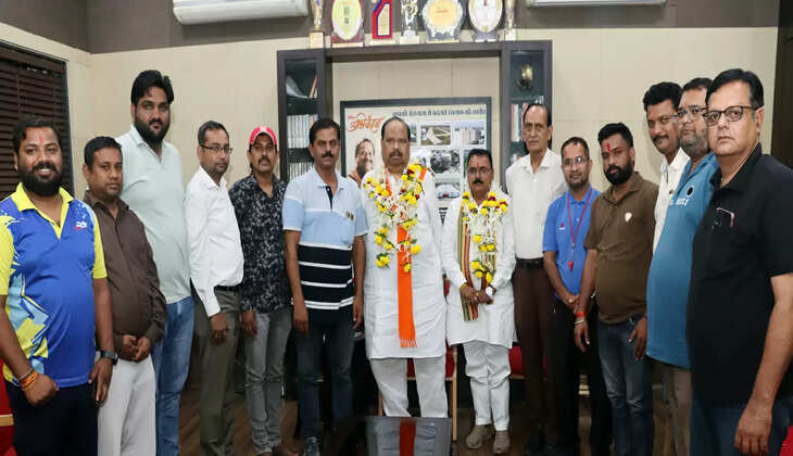 चेतन्य काश्यप का स्वागत कर जताया आभार