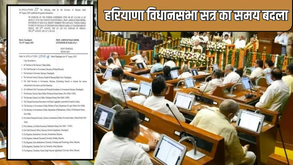 Haryana assembly session