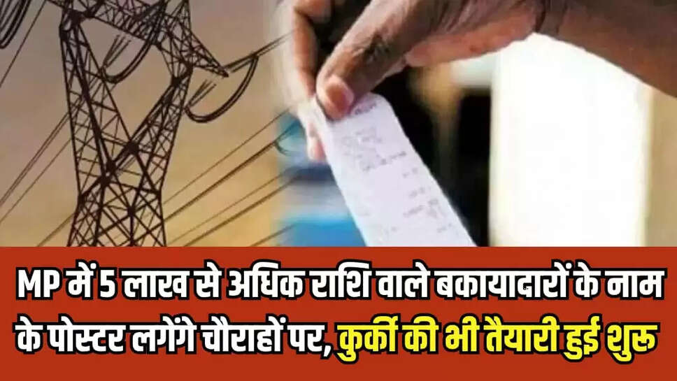 बकायादारों के नाम के पोस्टर लगेंगे चौराहों पर