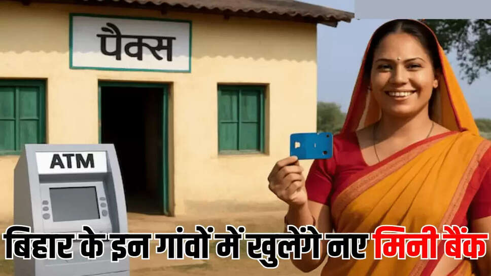 बिहार के इन गांवों में खुलेंगे नए मिनी बैंक