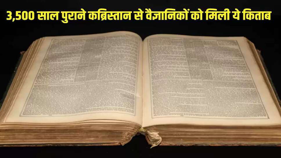 3,500 साल पुराने कब्रिस्तान से वैज्ञानिकों को मिली ये किताब