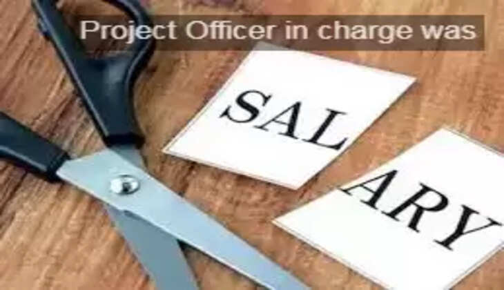 Project Officer in charge was withheld due to nonavailability of work