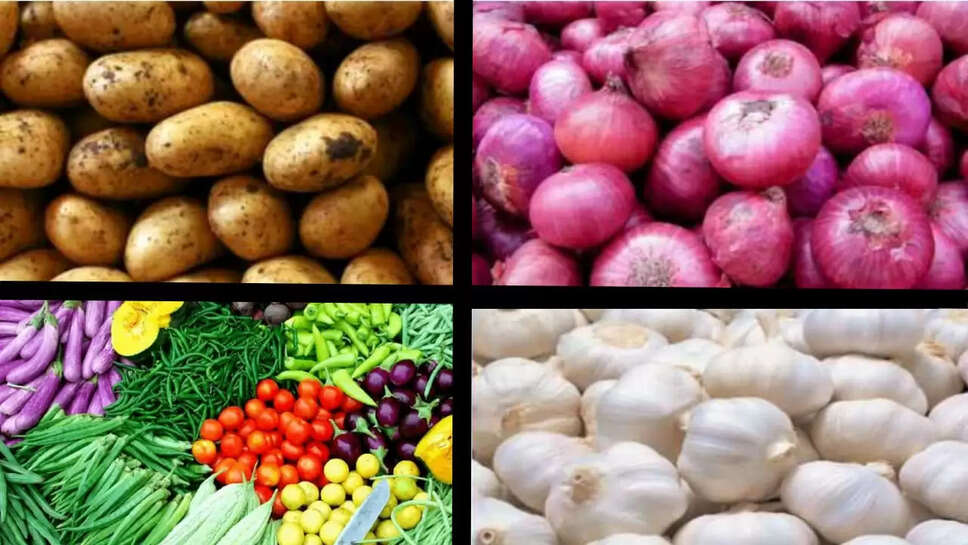 Price of potatoes, onions and garlic