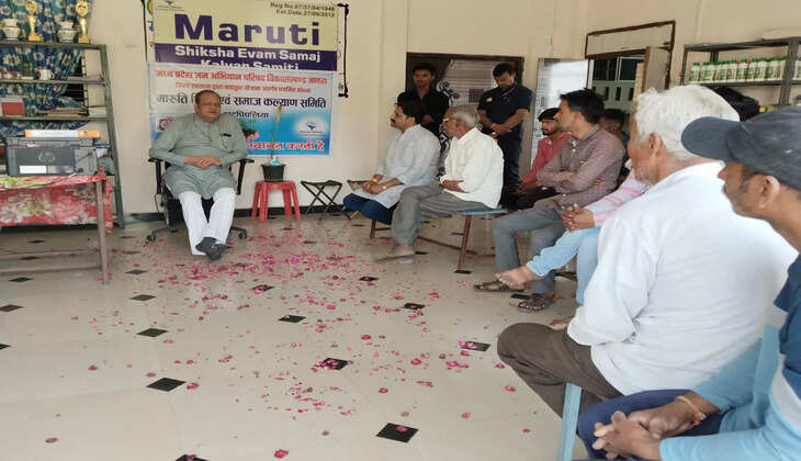 जल गंगा संवर्धन अभियान में चोपाल पर चर्चा