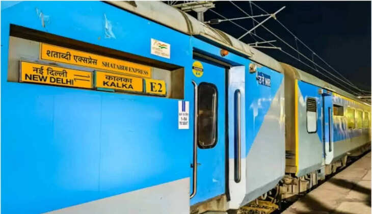 Delhi Shatabdi is the first train