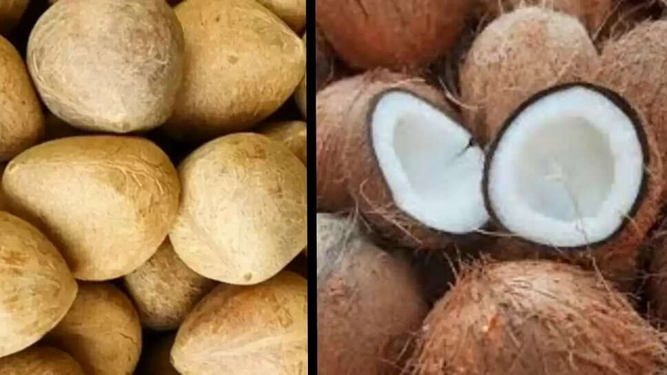 नारियल, खोपरा गोला 