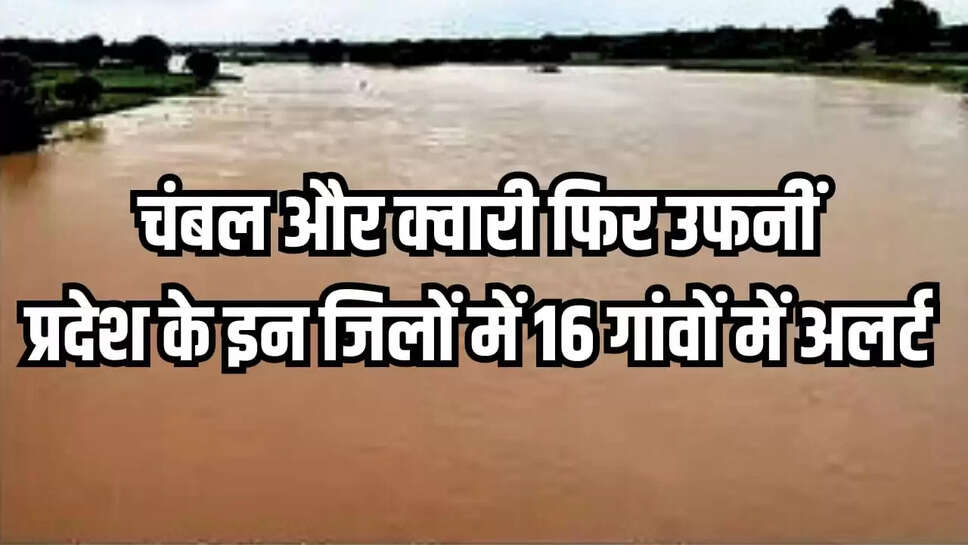 चंबल और क्वारी फिर उफनीं