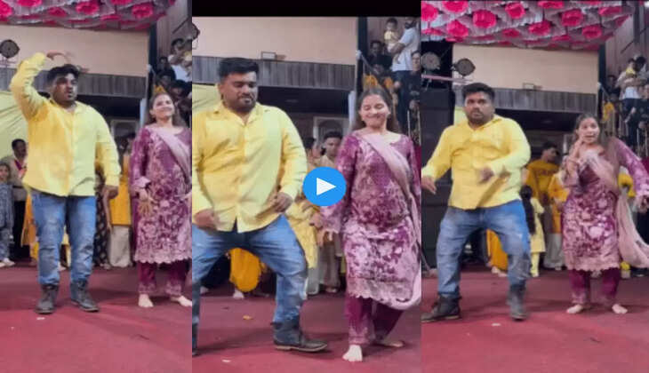 90 के दशक में माधुरी दीक्षित के इस हिट सॉन्ग पर कपल ने किया जबरदस्त डांस