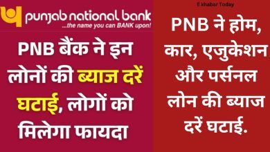 PNB loan interest